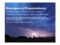 Emergency Preparedness Fine Art Print