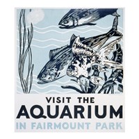Visit the aquarium in Fairmount Park Fine Art Print