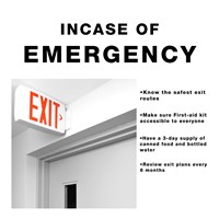 In Case Of Emergency - various sizes