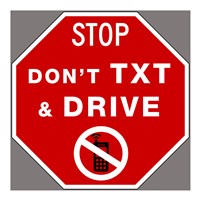 Don't Text And Drive - various sizes