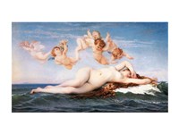 1863 Alexandre Cabanel - The Birth of Venus Fine Art Print