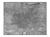 Plan de Turgot Fine Art Print