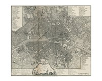 Plan Paris Stockdale Fine Art Print