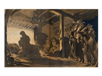 The Party at Bethlehem Fine Art Print