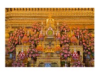 Statue of Buddha in a Temple,  Bangkok, Thailand Fine Art Print