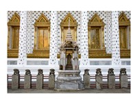 Statue of Buddha in a Temple, Wat Arun, Bangkok, Thailand Fine Art Print
