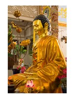 Statue of Buddha in a Temple, Long Son Pagoda, Nha Trang, Vietnam Fine Art Print