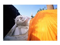 Reclining Buddha, Wat Yai Chai Mongkhon, Ayutthaya, Thailand Fine Art Print