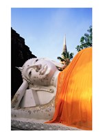 Reclining Buddha, Wat Yai Chai Mongkhon, Ayutthaya, Thailand Fine Art Print