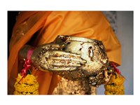 Buddha Hands, Phra Pathom Chedi, Nakhon Pathom, Thailand Fine Art Print