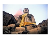 Statue of Buddha, Wat Yai Chai Mongkhon, Ayutthaya, Thailand Fine Art Print