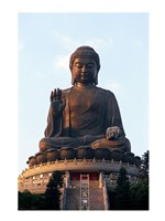 Tian Tan Buddha, Po Lin Monastery, Hong Kong, China Fine Art Print
