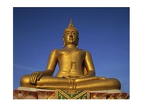 Statue of Buddha, Wat Phra Yai, Ko Samui, Thailand Fine Art Print