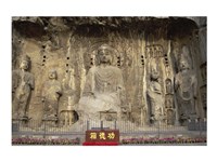 Buddha Statue in a Cave, Longmen Caves, Luoyang, China - various sizes
