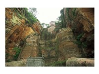 Giant Buddha Statue, Leshan, China Fine Art Print