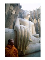 Close-up of the Seated Buddha, Wat Si Chum, Sukhothai, Thailand Fine Art Print