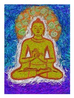 Zen Gogh Buddha Fine Art Print