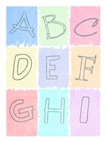 Alphabet I Fine Art Print