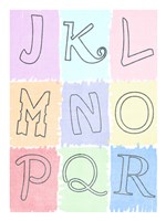 Alphabet II Fine Art Print