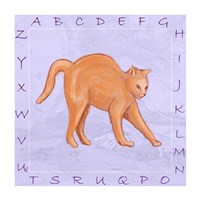 Cat Alphabet Fine Art Print