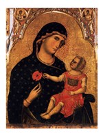Madonna of the Poppy Fine Art Print