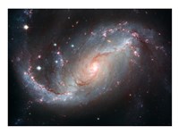 Galaxy’s Star Forming Clouds and Dark Bands of Interstellar Dust Framed Print