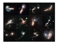 Colliding Galaxies Fine Art Print