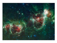 The Heart and Soul Nebulae Fine Art Print