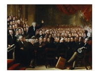 The Anti-Slavery Society Convention, 1840 Fine Art Print
