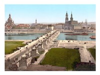View from the War Ministry,  Dresden Fine Art Print