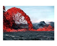 Arching fountain of a Pahoehoe Fine Art Print