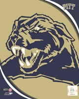 University of Pittsburgh Panthers Team Logo Fine Art Print