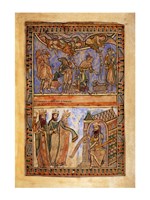 The Annunciation to the Shepherds and the Magi before Herod Fine Art Print