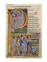 Our Father, initial P In Albani Psalter Fine Art Print