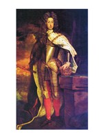 Portrait of the young Holy Roman Emperor Charles VI Fine Art Print