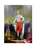 Emperor Franz, a Portrait of King of Hungary Fine Art Print
