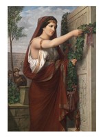 Vestal with Efeugirlande Fine Art Print