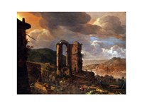 Landscape with Roman Ruin Fine Art Print