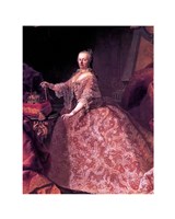 Maria Theresia of Austria at the Age of 35 Fine Art Print