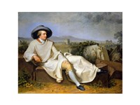 Goethe in the Roman Campagna Fine Art Print