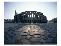 View of an old ruin, Colosseum, Rome, Italy Fine Art Print