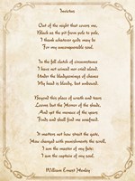 Invictus Poem Fine Art Print