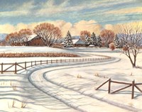 Winter Scene I Fine Art Print