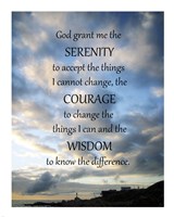 Serenity Prayer - skies Fine Art Print