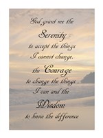 Serenity Prayer - landscape Fine Art Print