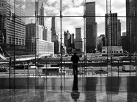 Looking At Ground Zero by Henri Silberman - 32" x 24"