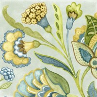 Decorative Golden Bloom I Fine Art Print