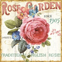 Rose Garden I Framed Print