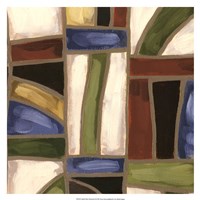 Stained Glass Abstraction III Fine Art Print