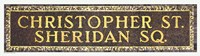 Christopher Street & Sheridan Square Subway Sign Fine Art Print